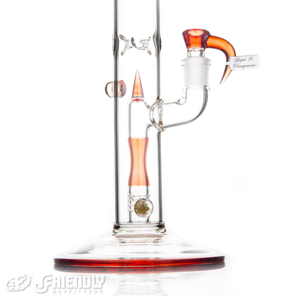 Sovereignty Glass 50x5 Fixed 360 w/Reduction Band and Full Glopal/Pomegranate Accents w/Millies