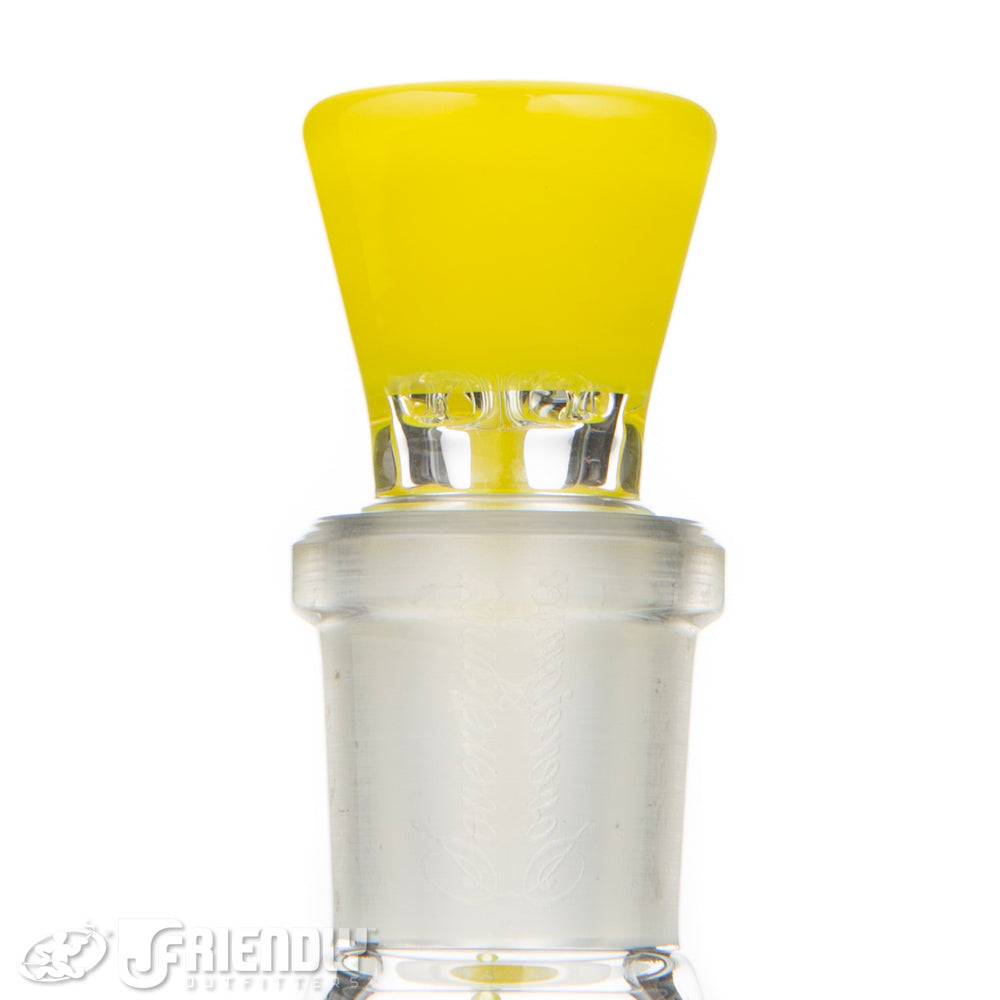 Sovereignty Glass Full Accent 18mm 4 Hole Canary Slide