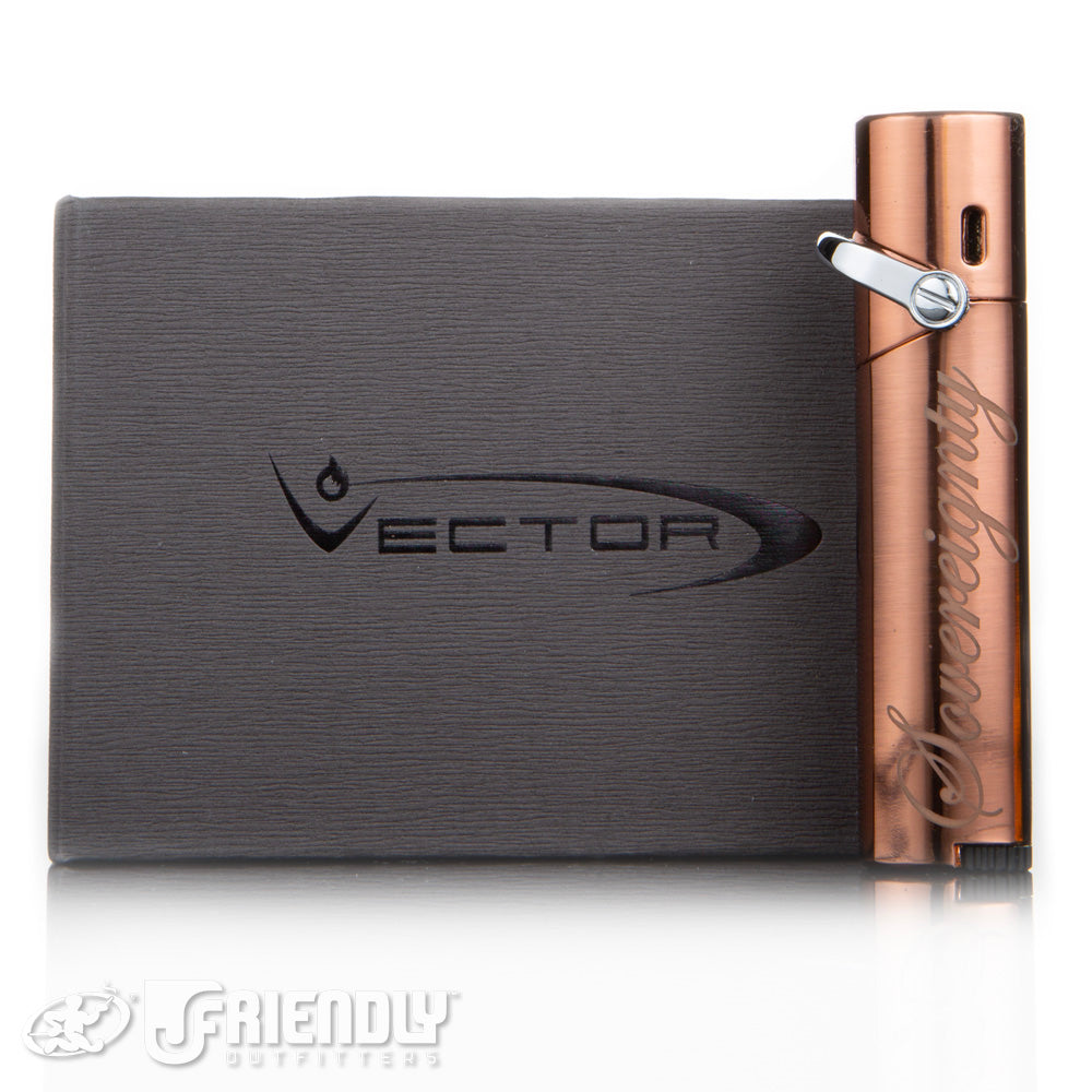 Sovereignty Glass/Vector Mystique Torch Lighter in Copper