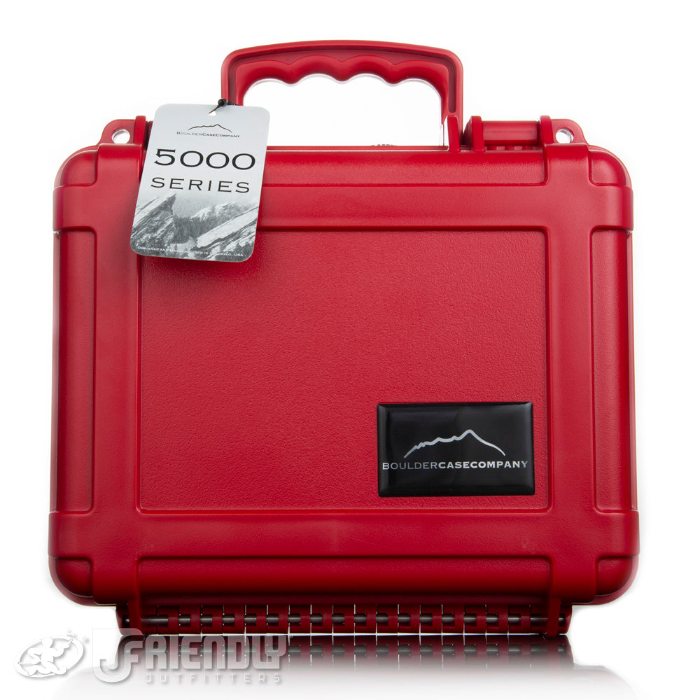 Boulder Case Company 5000 Series Water Proof Case in Red