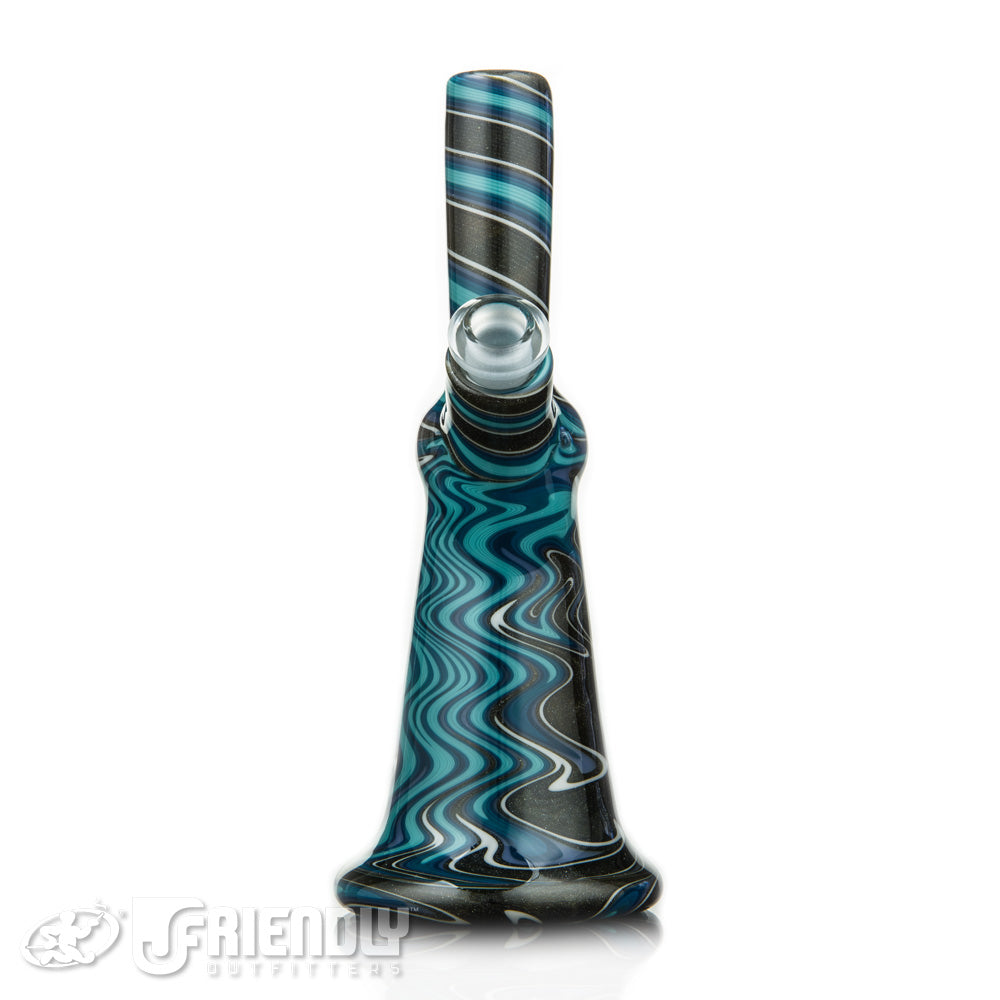 Suzewits Glass 10mm Blue and Steel Minitube
