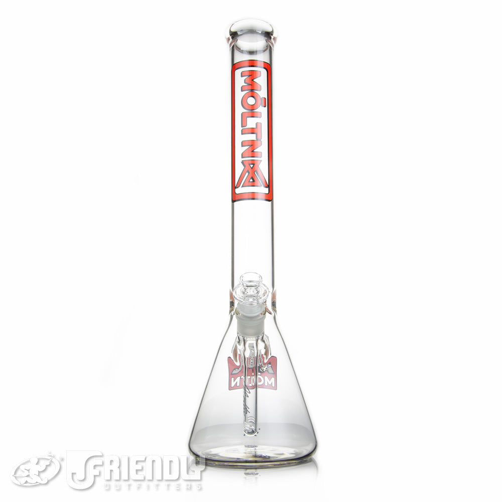 Moltn Glass 18" Beaker w/Red Label