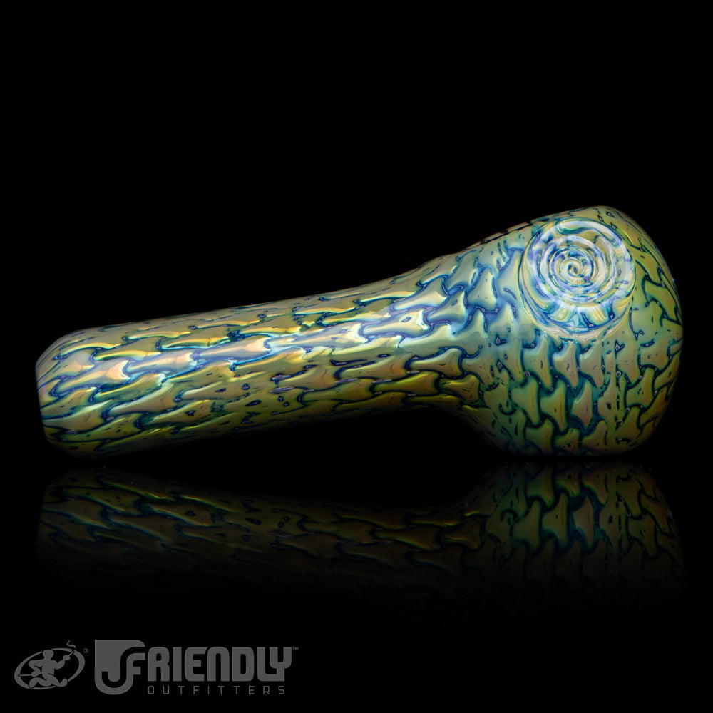 Stoke Glass Fully Worked Spoon #4