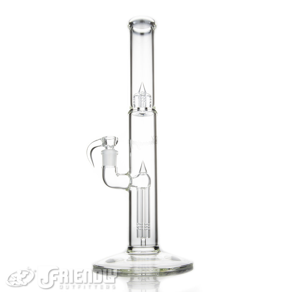 Sovereignty Glass Bishop Gridded Fixed 4 Arm w/Inv. 4 Splash Guard