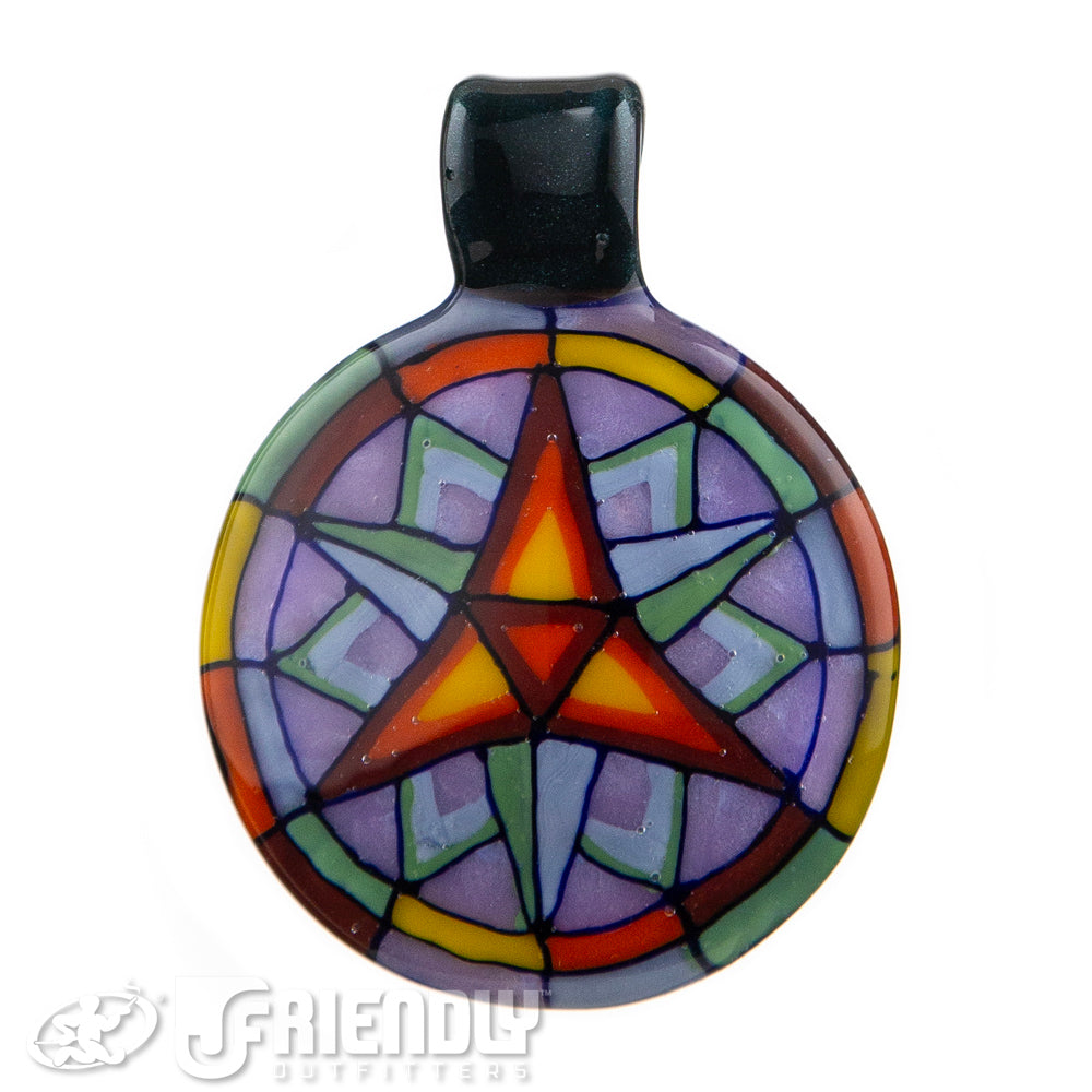 Takoda Madrona Disc Flip Pendant