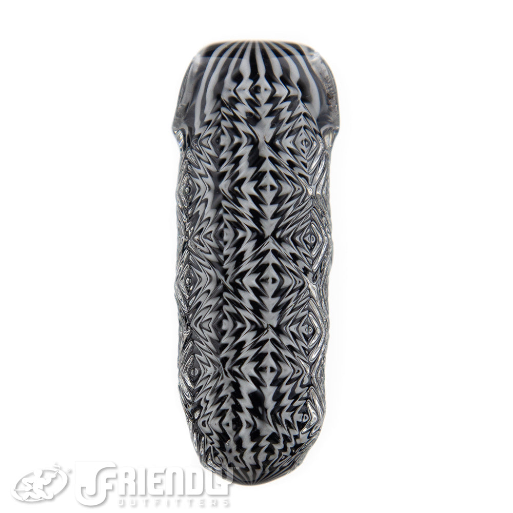 Stoke Glass Black & White Pendant
