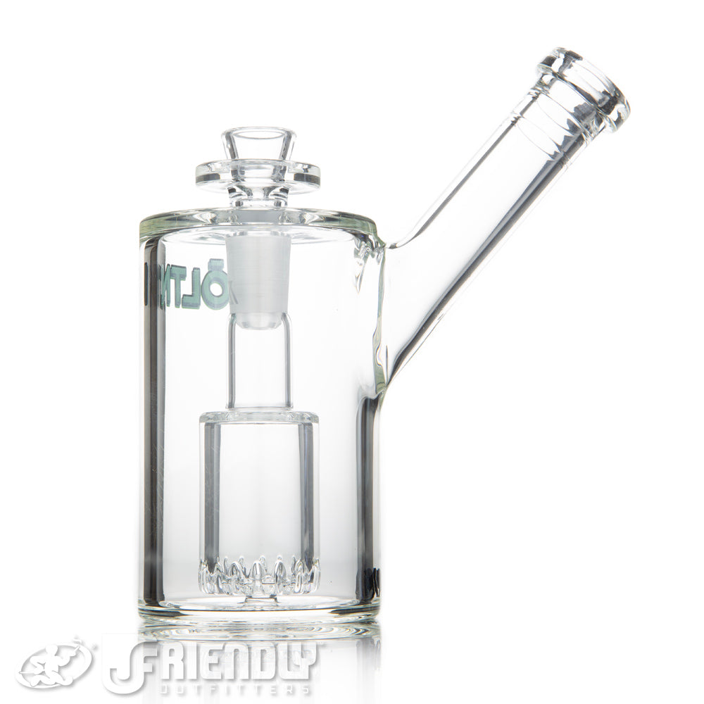 Moltn Glass 65 Small Can Bubbler w/ Green Label