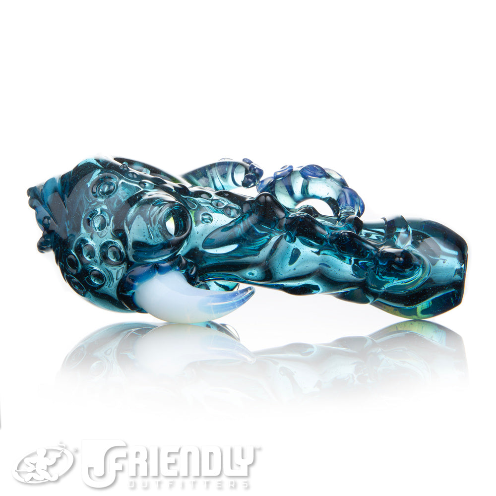 Mako Glass Transparent Blue Sea Monster Spoon
