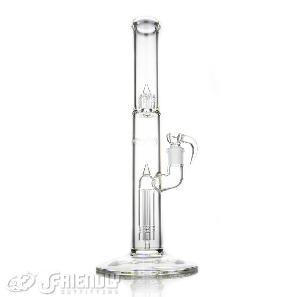 Sovereignty Glass Bishop Gridded Fixed 4 Arm w/Inv. 4 Splash Guard