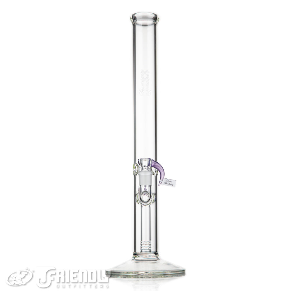 Sovereignty Glass 50x5 Front Facing Fixed 180 w/ Dense Wildberry Accents