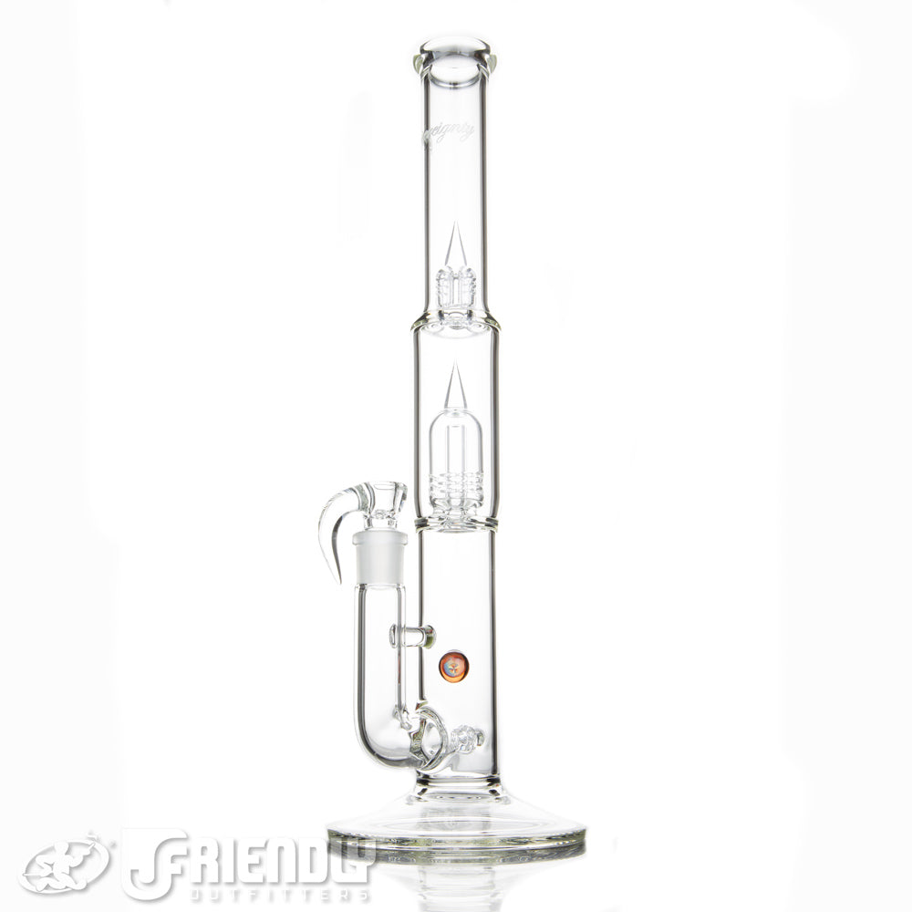 Sovereignty Glass 50mm Grid Dome 3 Cut Stemline w/Millie