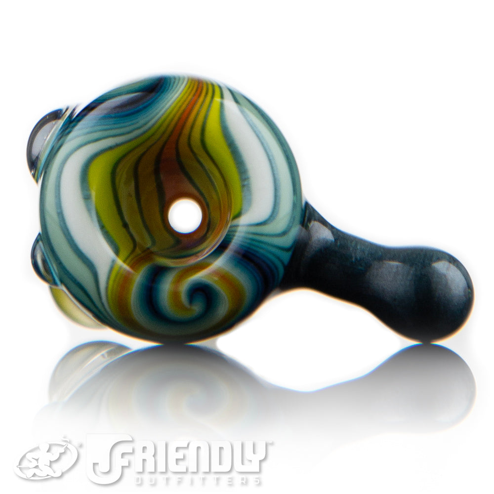 Mitchell Glass 14mm Blue & Yellow Slide