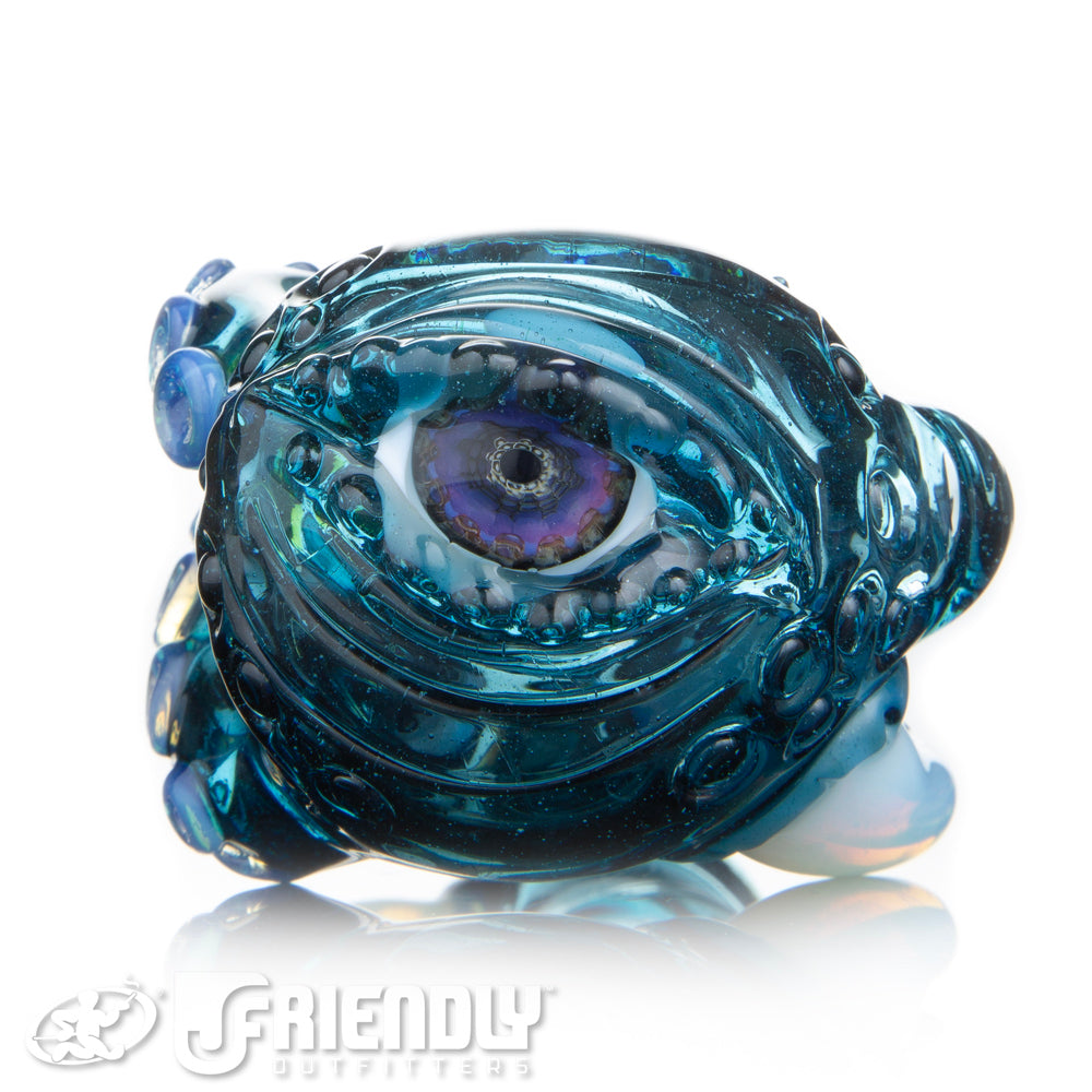 Mako Glass Transparent Blue Sea Monster Spoon