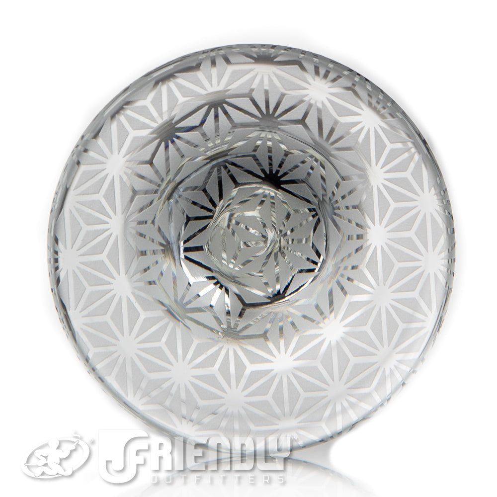 Sovereignty Glass Brandy Drinking Glass Blasted Pattern #1