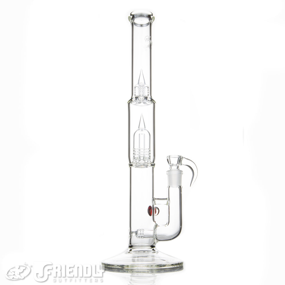 Sovereignty Glass 50mm Grid Dome 3 Cut Stemline w/Millie