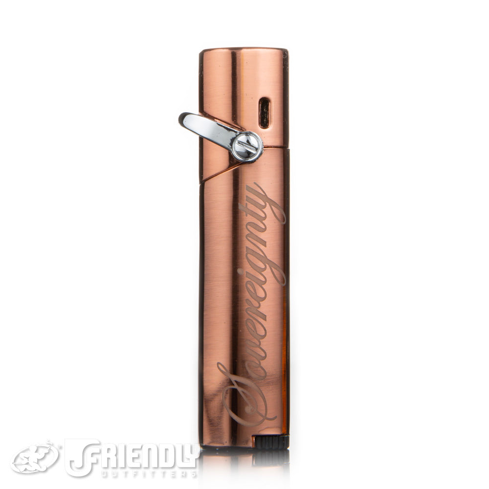 Sovereignty Glass/Vector Mystique Torch Lighter in Copper