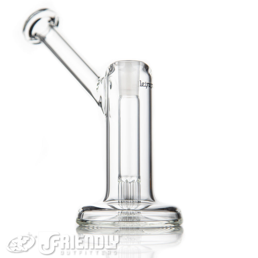 Leisure Glass 14mm Mini 8 Arm Bubbler w/ Bold Logo