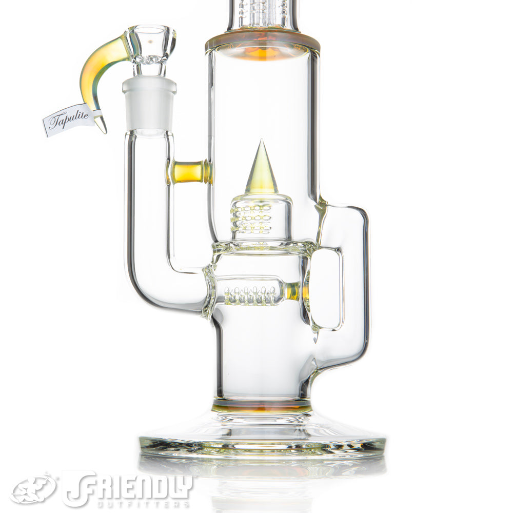 Sovereignty Glass Downgrid Stemline to Front Facing Grid Cap Capcycler w/ Color Seal, Mille & Partial Tapulite Accents
