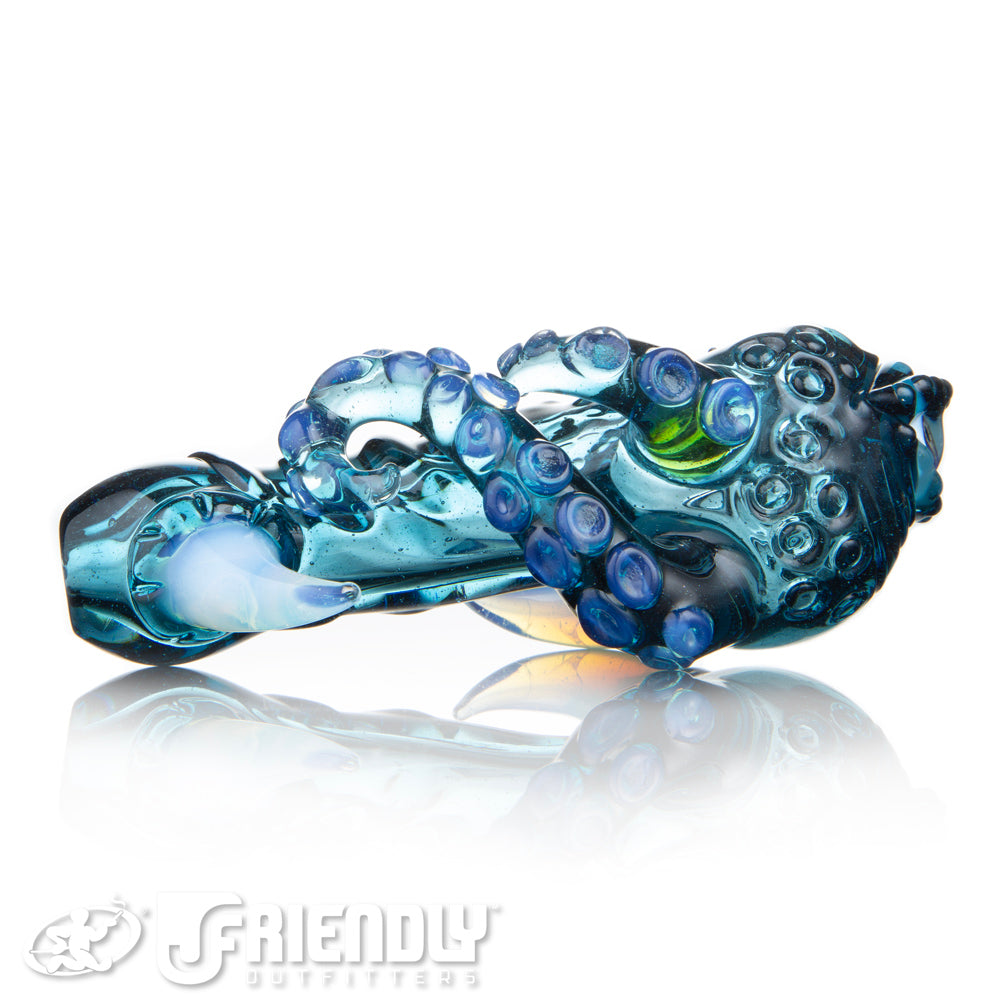 Mako Glass Transparent Blue Sea Monster Spoon