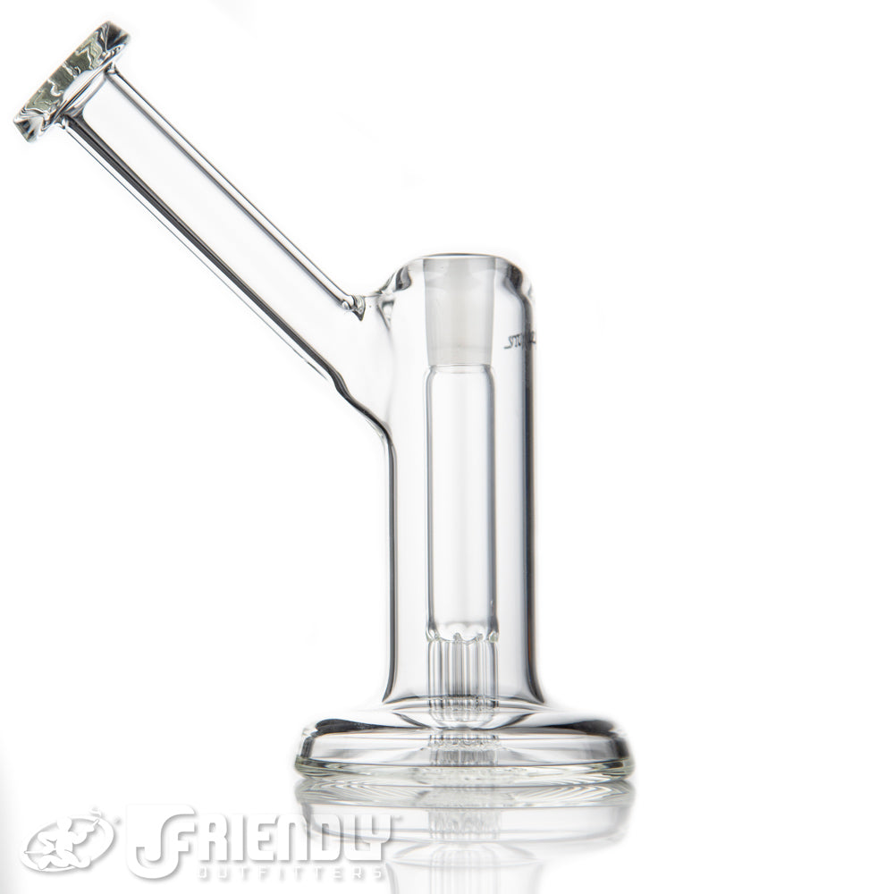 Leisure Glass 14mm Mini 8 Arm Bubbler w/ Bold Logo