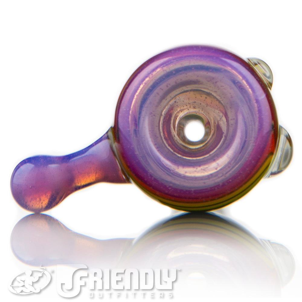 Mitchell Glass 14mm White & Pink Slide
