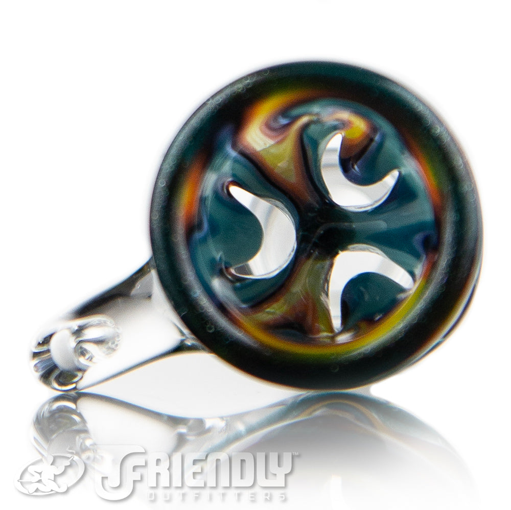 Liberty Glass 14mm Fire & Ice Multi Pinch Slide