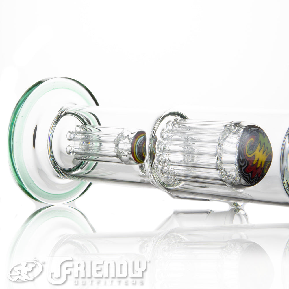 Toro Glass 18mm 7 to 13 Arm w/Green Lips and Caps