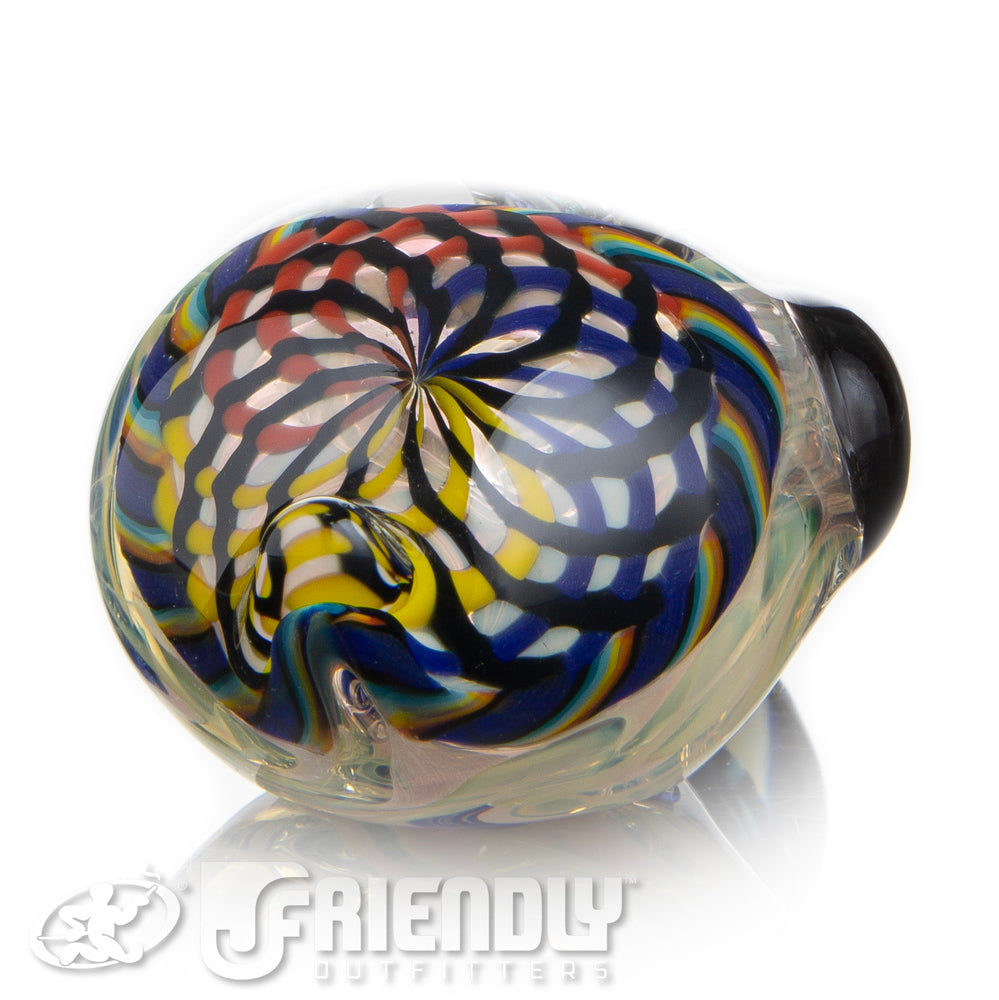 Talent Glass Mini Tear Drop Dichro Retti Sherlock w/ Rainbow Accents