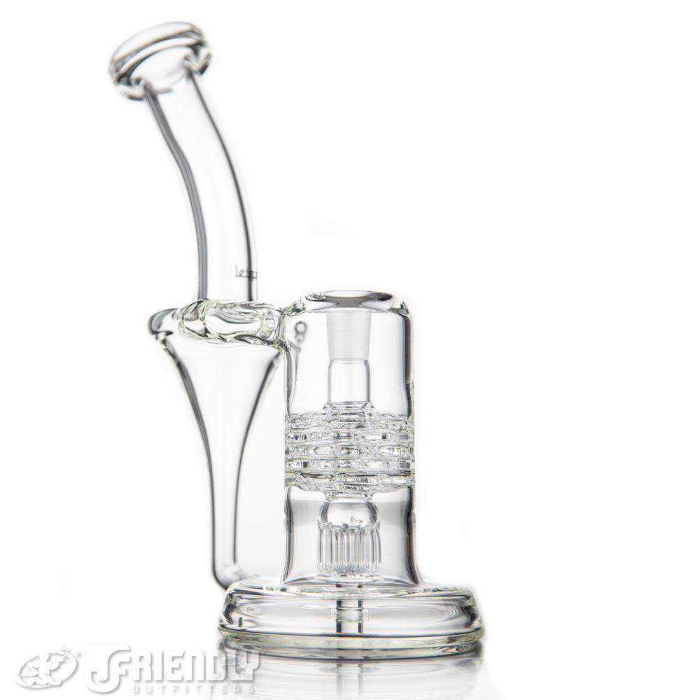Leisure Glass 14mm Brick Stack Funnel Recycler w/Bold Logo