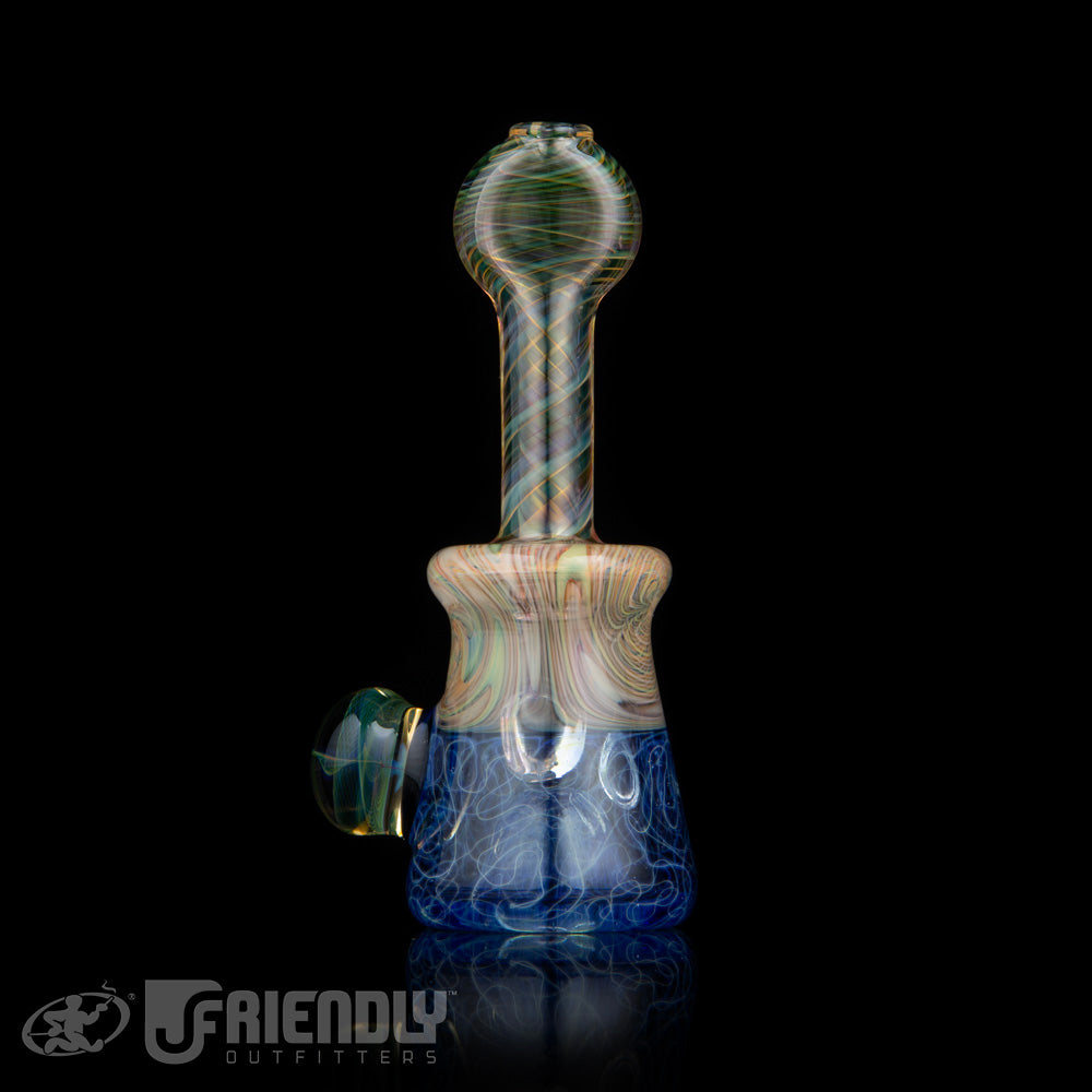 Royals Glass Fumed Chillum w/Marble #2