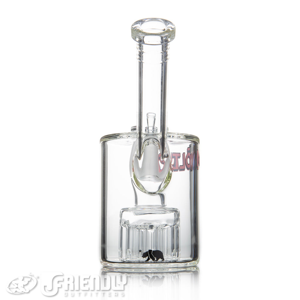 Moltn Glass 80 Small Tree Bubbler w/ Red Label