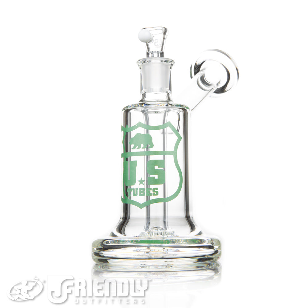 US Tubes 14mm Hybrid Bubbler w/Geen Label