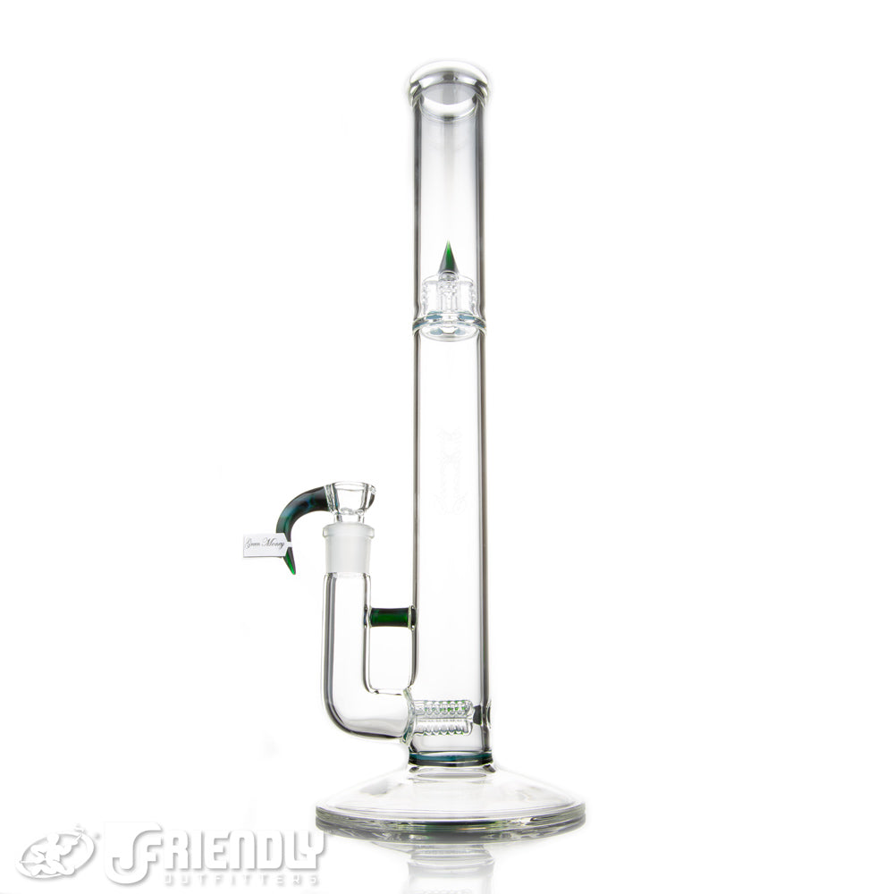 Sovereignty Glass 44mm Three Line w.Partial Green Money Accents