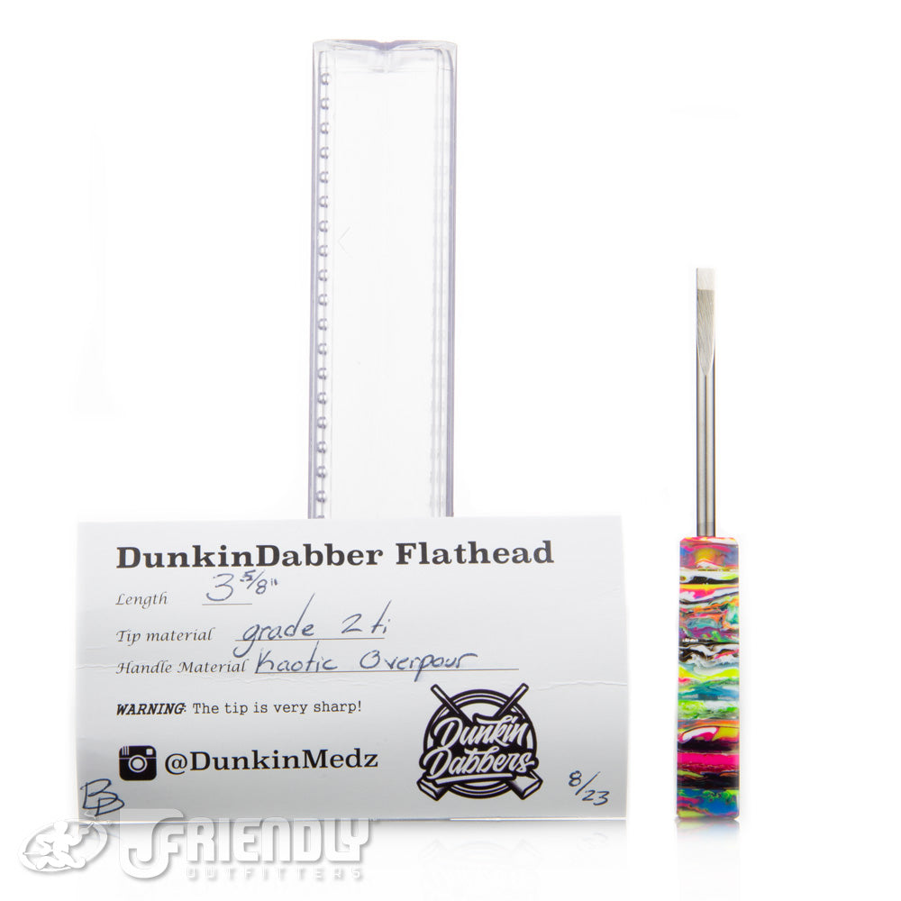 Dunkin Dabbers Mini Travel Sized Flat Head Dabber #4