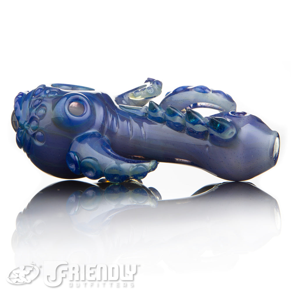 Mako Glass Purple and Blue Sea Monster Spoon #9