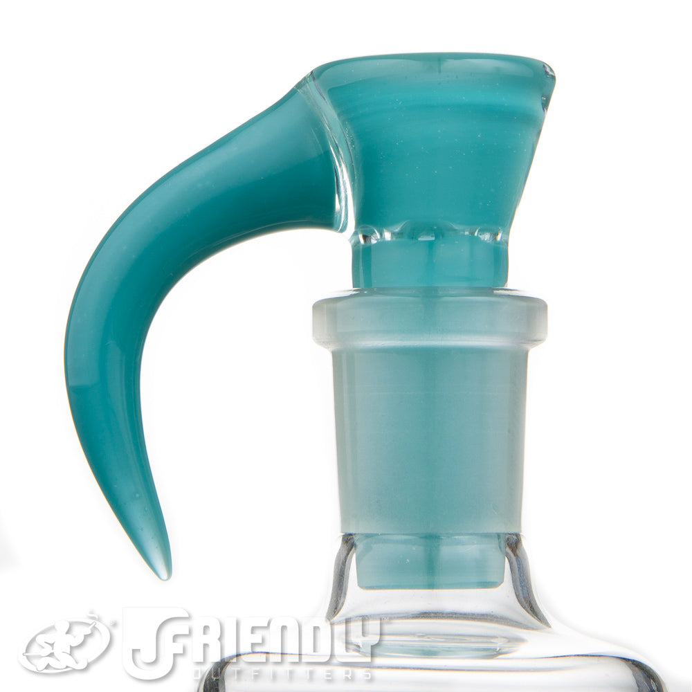 Sovereignty Glass 18mm Fully Worked Aqua Azul Slide
