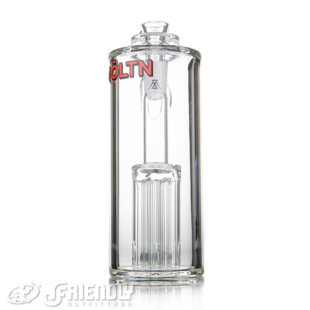 Moltn Glass 65 Tall Tree Bubbler w/ Red Label