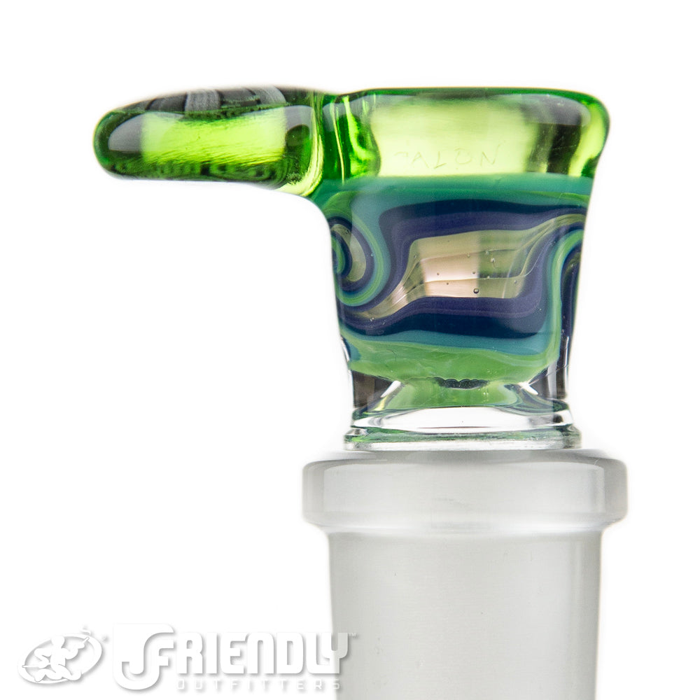 Talon Glass 18mm Green & Purple Slide
