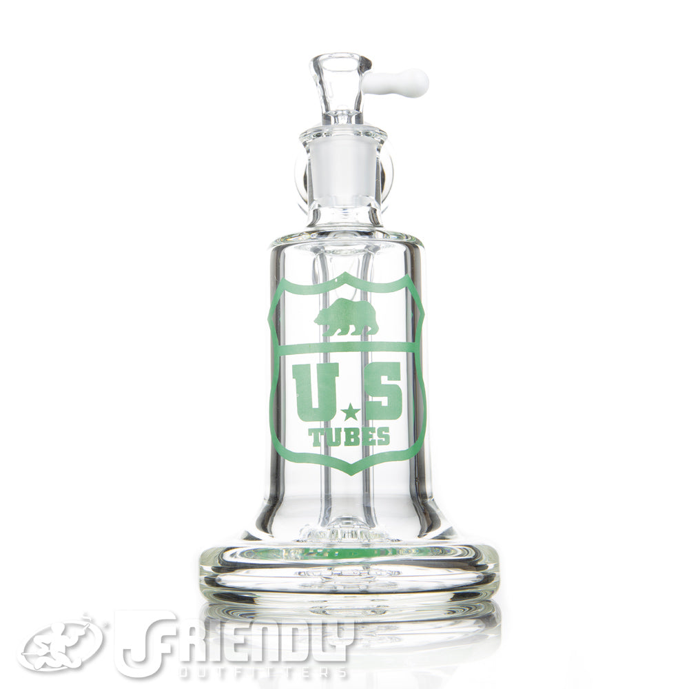 US Tubes 14mm Hybrid Bubbler w/Geen Label