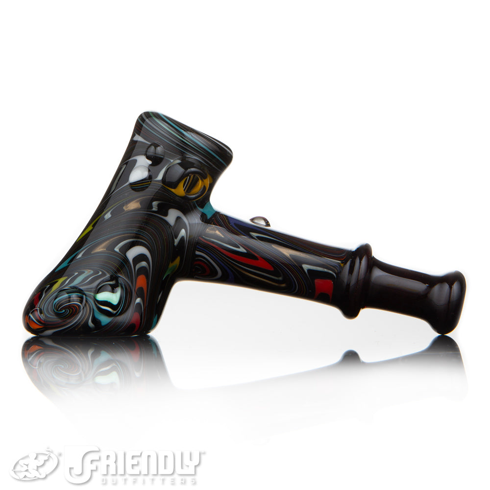 Fat Bottom Glass Black Off Axis Hammer