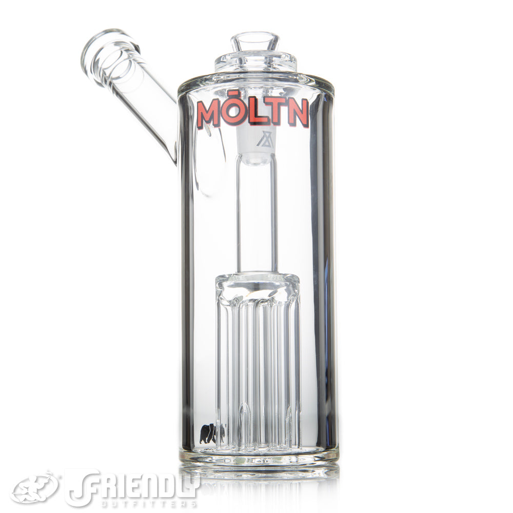 Moltn Glass 65 Tall Tree Bubbler w/ Red Label