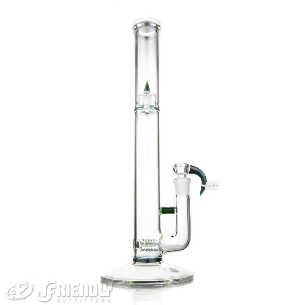 Sovereignty Glass 44mm Three Line w.Partial Green Money Accents