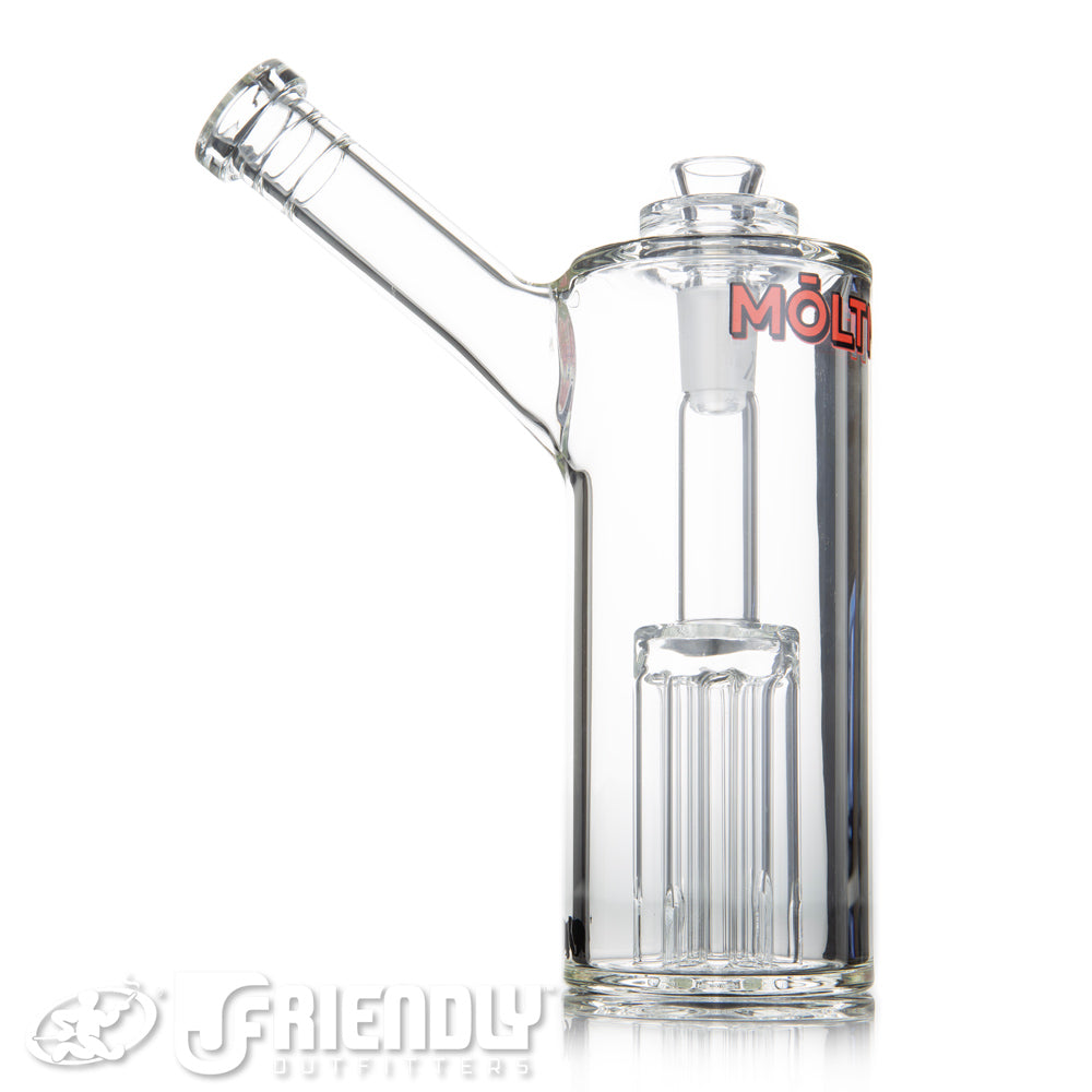Moltn Glass 65 Tall Tree Bubbler w/ Red Label