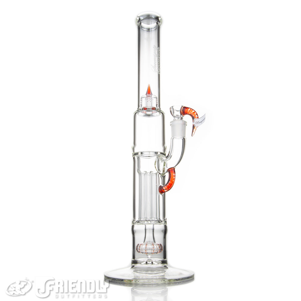 Sovereignty Glass Full Size Peyote Pillar w/ Minor Pomegranate Accents