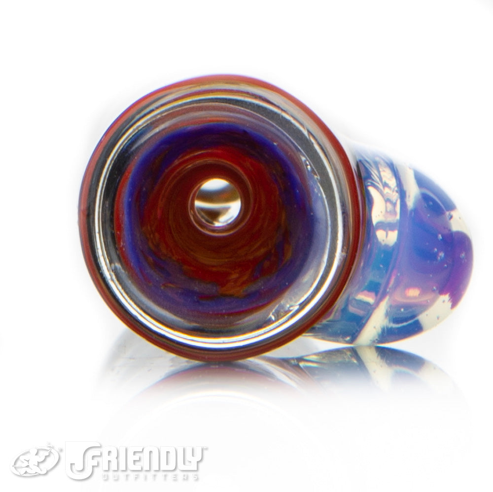 Oregon J Glass Thick Red and BlueChillum #16