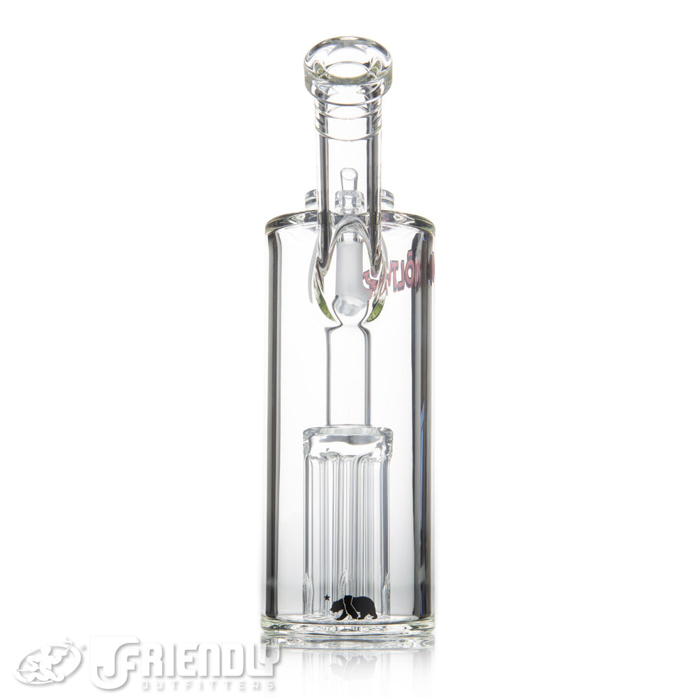 Moltn Glass 65 Tall Tree Bubbler w/ Red Label