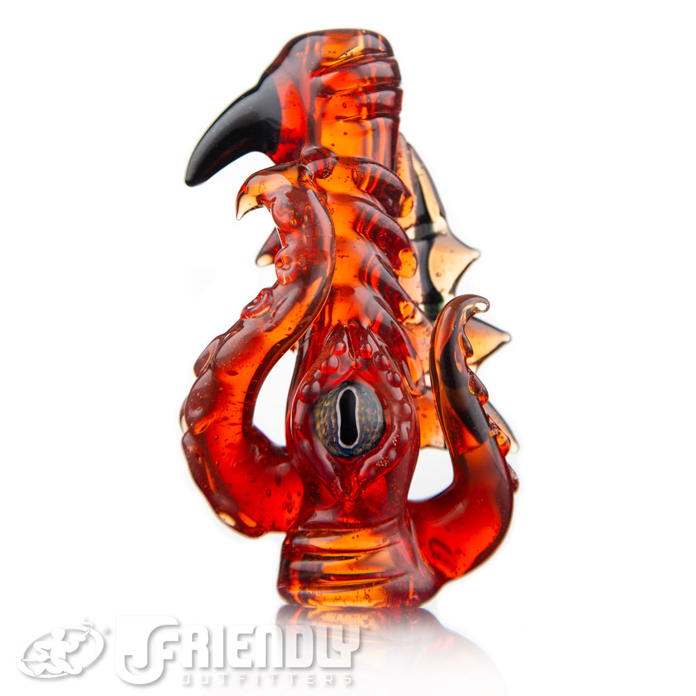 Mako Glass Light Red Chillum #12