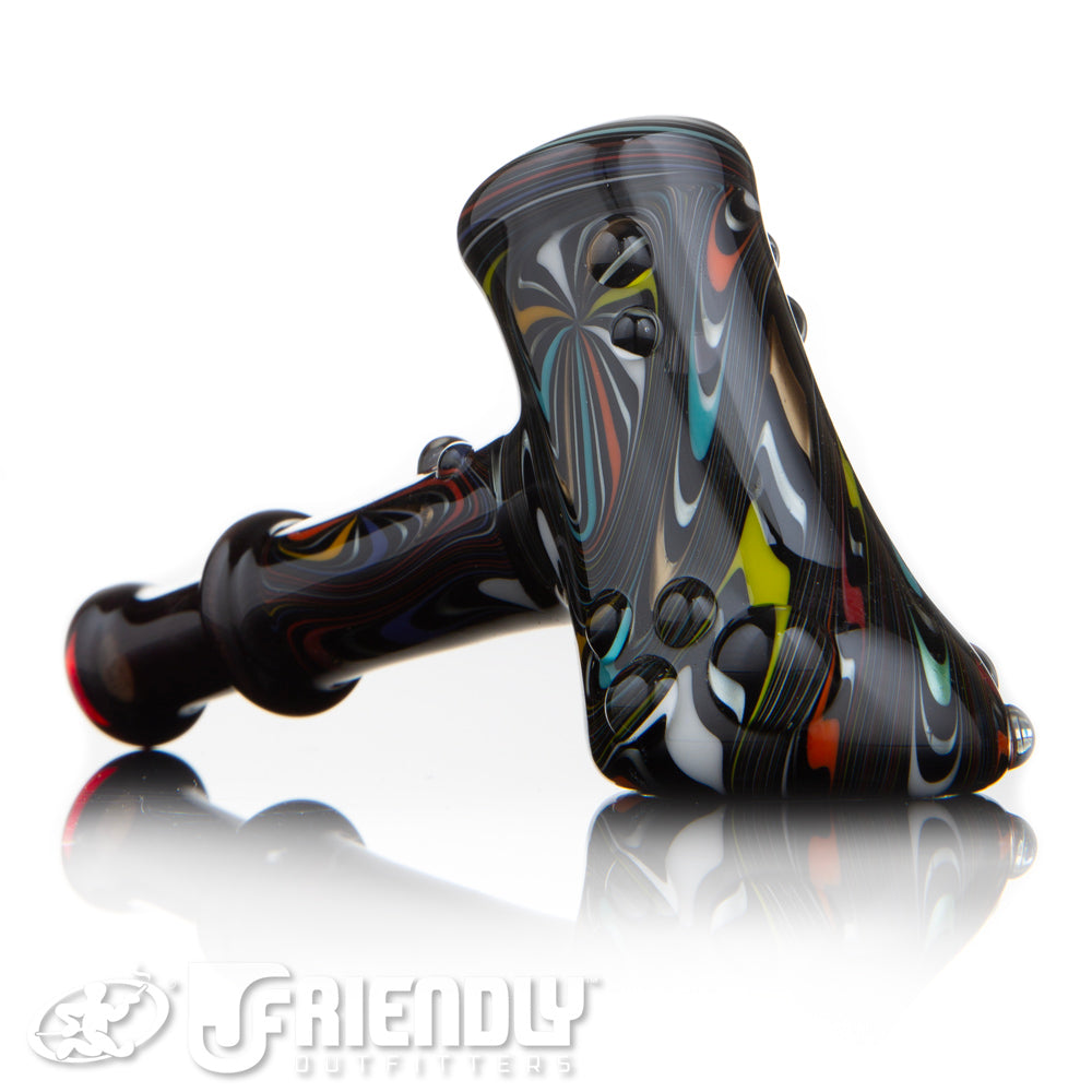 Fat Bottom Glass Black Off Axis Hammer