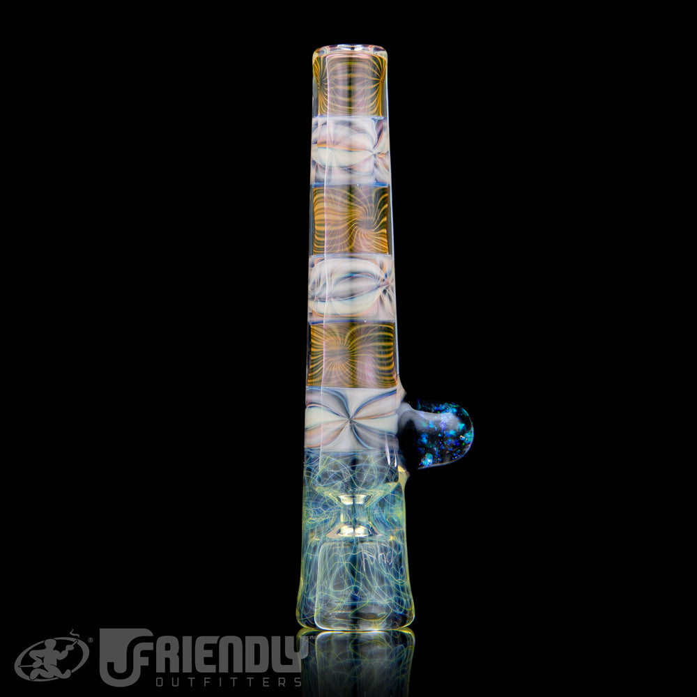 Royals Glass Fumed Onie w/ Crushed Opal Encasment