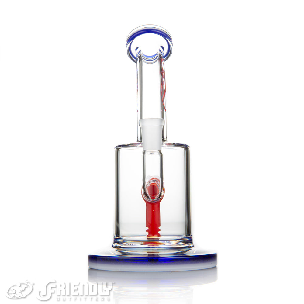 Toro Glass 10mm Macro XL w/Blue Lips and Red Perc
